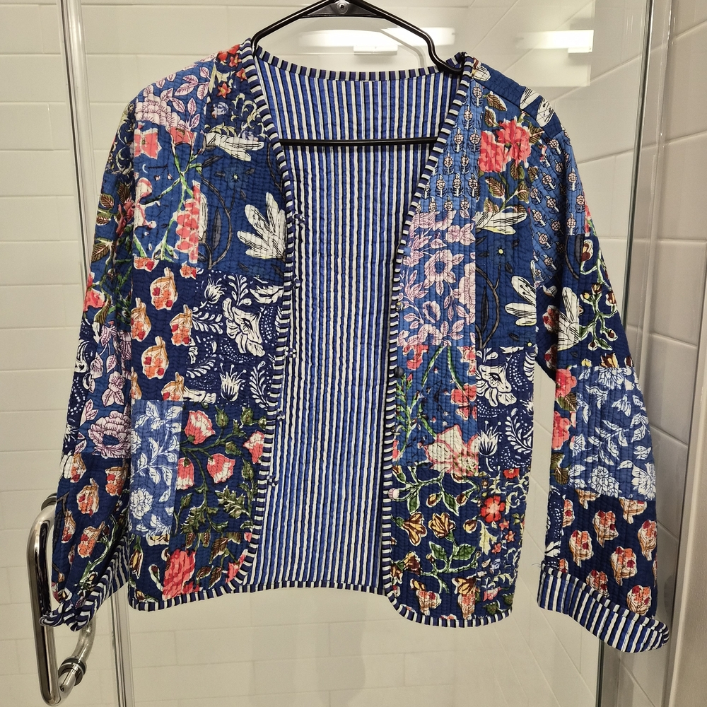 Floral Patchwork Jacket - image 1